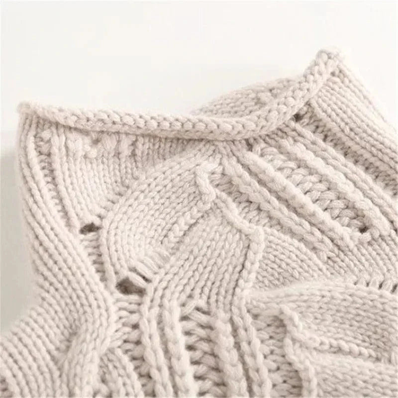 Women’s Cable Knit Turtleneck | Soft Lightweight Sweater | Elegant Everyday Comfort