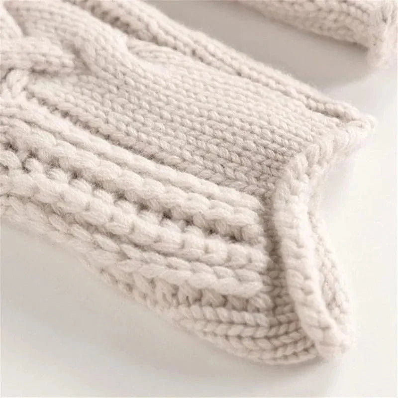 Women’s Cable Knit Turtleneck | Soft Lightweight Sweater | Elegant Everyday Comfort