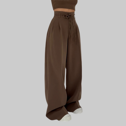 Women’s High-Waist Wide-Leg Pants | Flowy Fit