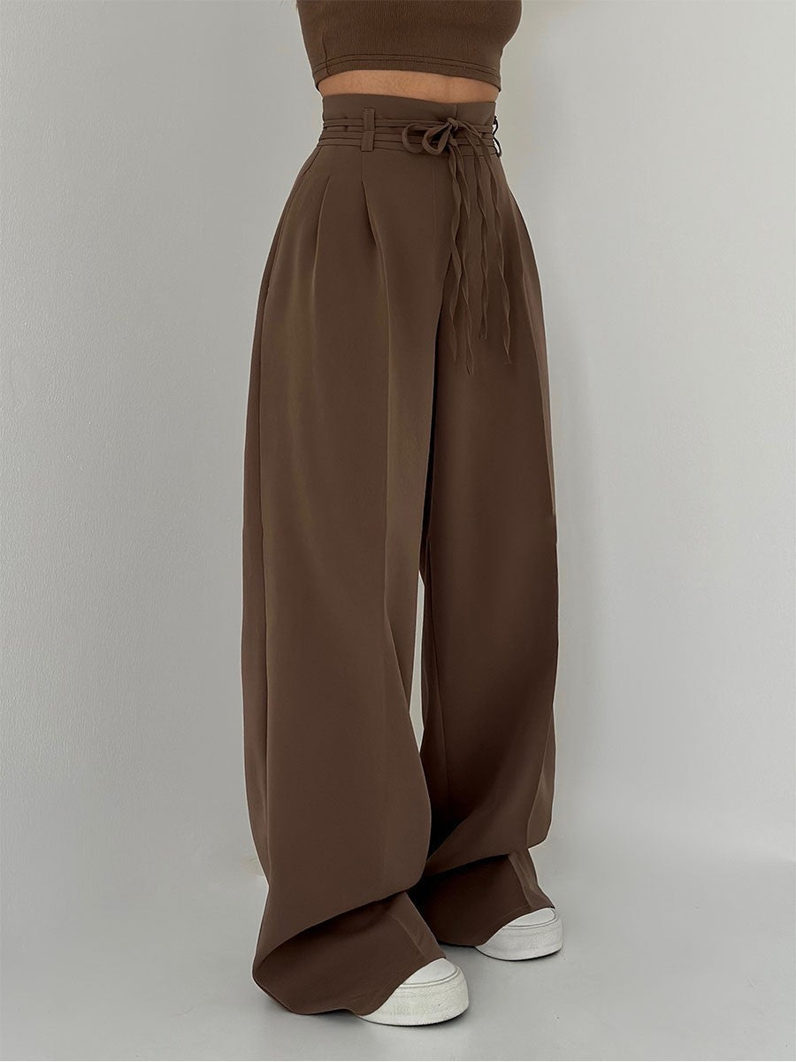 Women’s High-Waist Wide-Leg Pants | Flowy Fit
