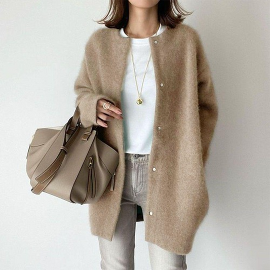 Women’s Layered Cardigan | Elegant Drape | Versatile All-Season Knit