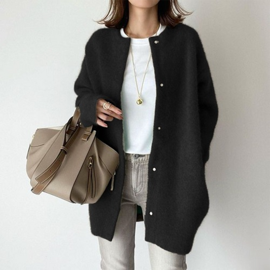 Women’s Layered Cardigan | Elegant Drape | Versatile All-Season Knit