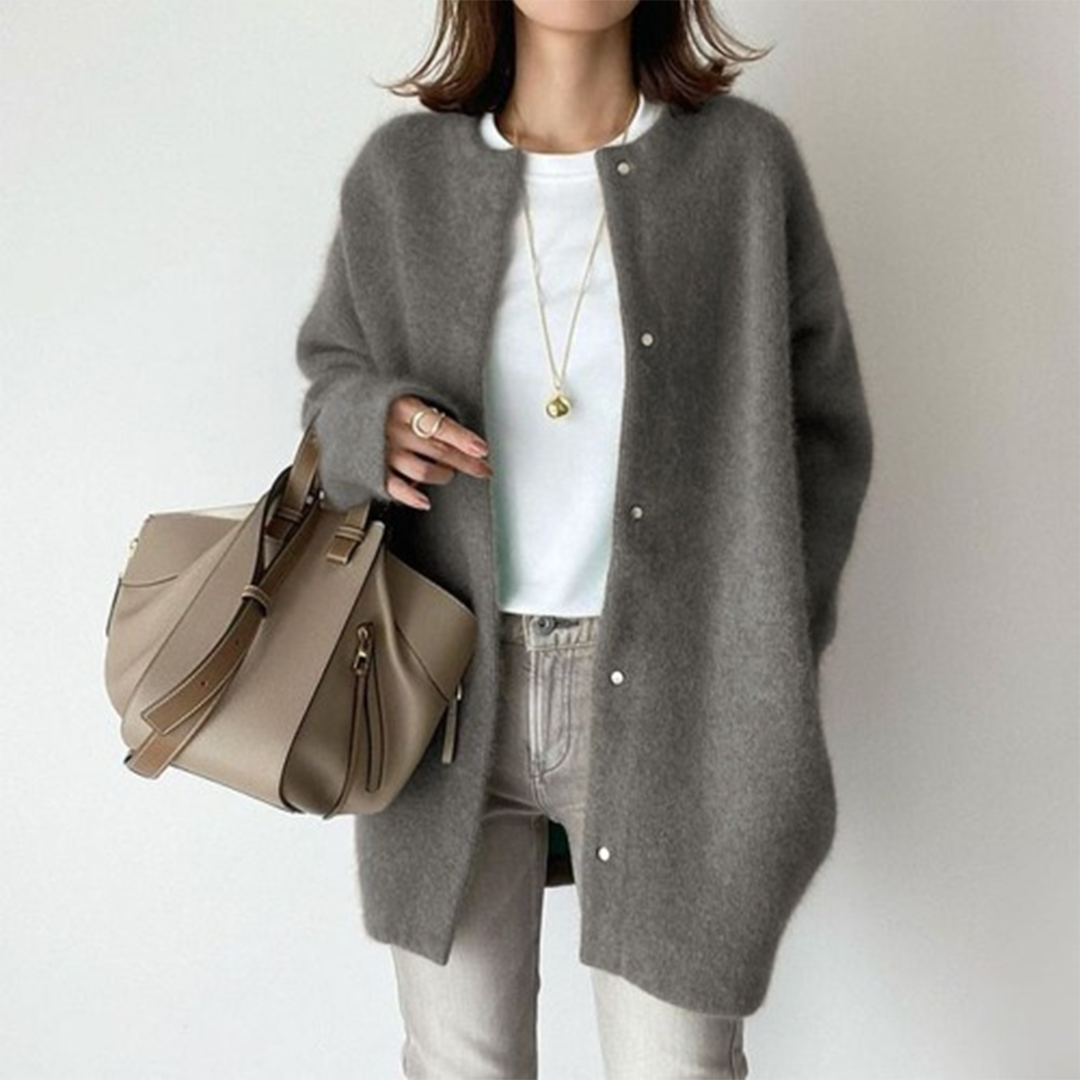 Women’s Layered Cardigan | Elegant Drape | Versatile All-Season Knit