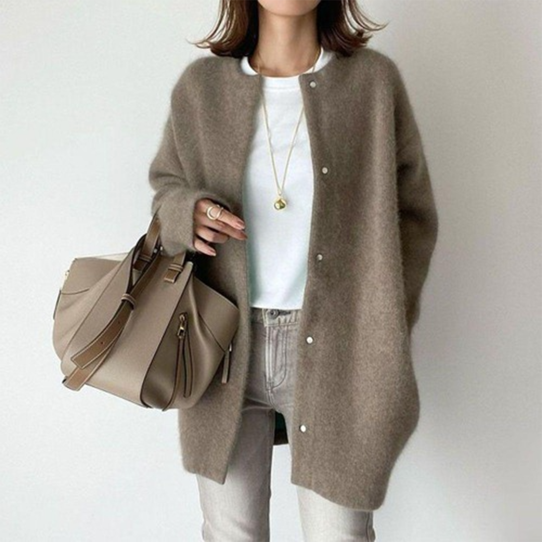 Women’s Layered Cardigan | Elegant Drape | Versatile All-Season Knit