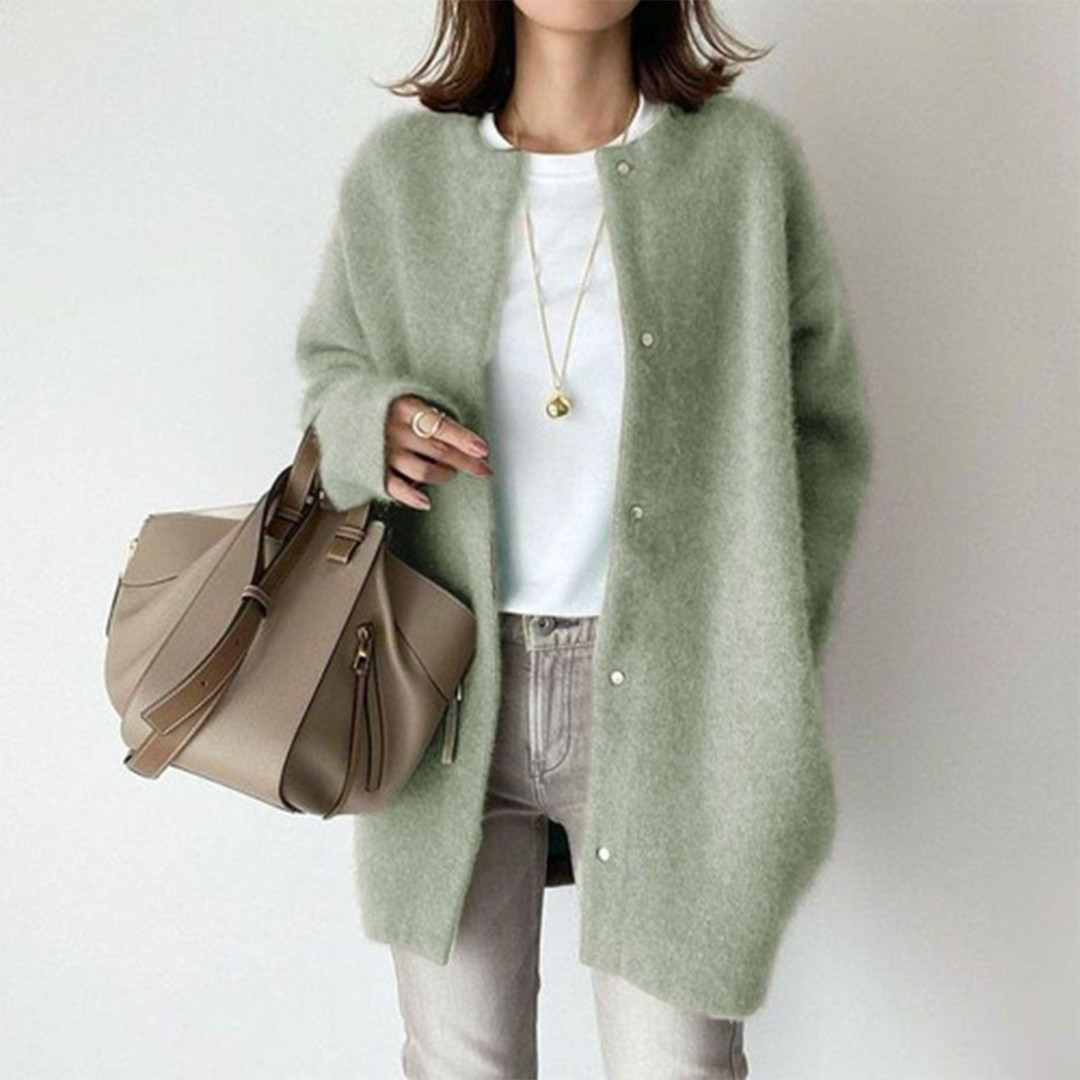 Women’s Layered Cardigan | Elegant Drape | Versatile All-Season Knit