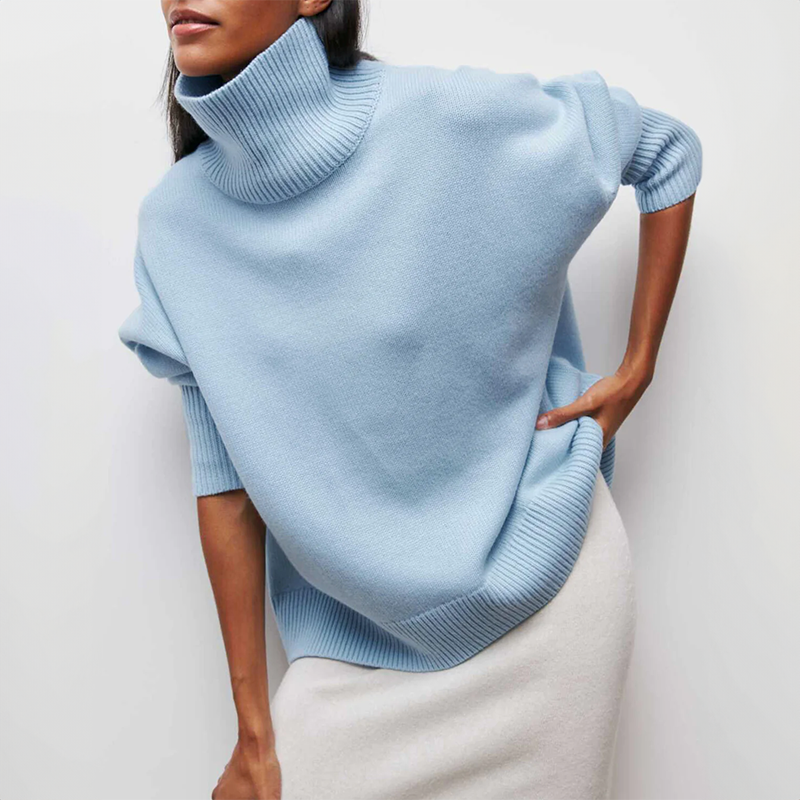 Women’s Turtleneck Sweater | Cozy Knit | Elegant Classic Style