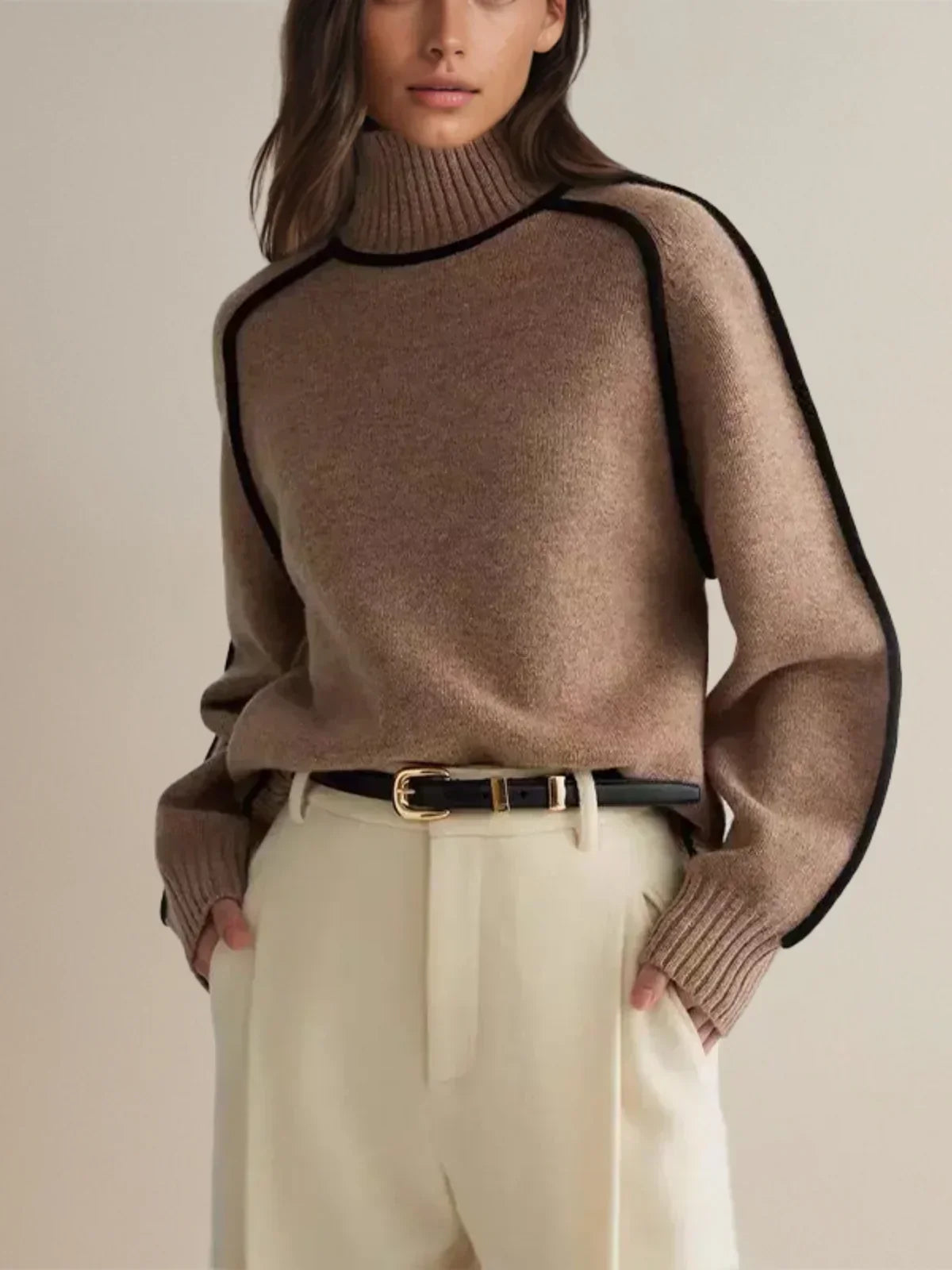 Women’s Turtleneck Sweater | Elegant Design | Soft Knit Comfort