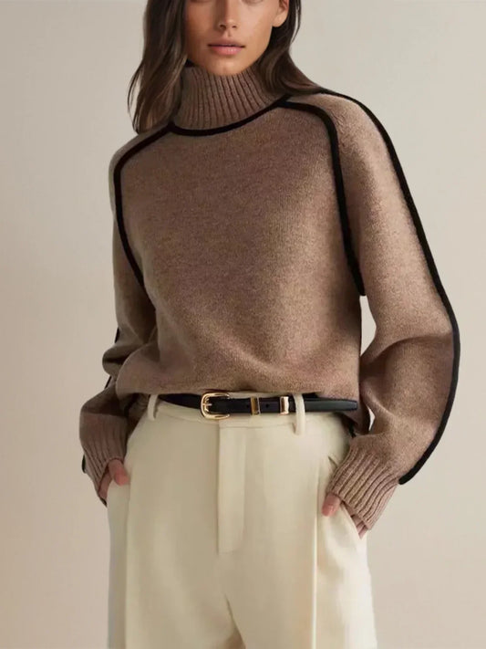 Women’s Turtleneck Sweater | Elegant Design | Soft Knit Comfort