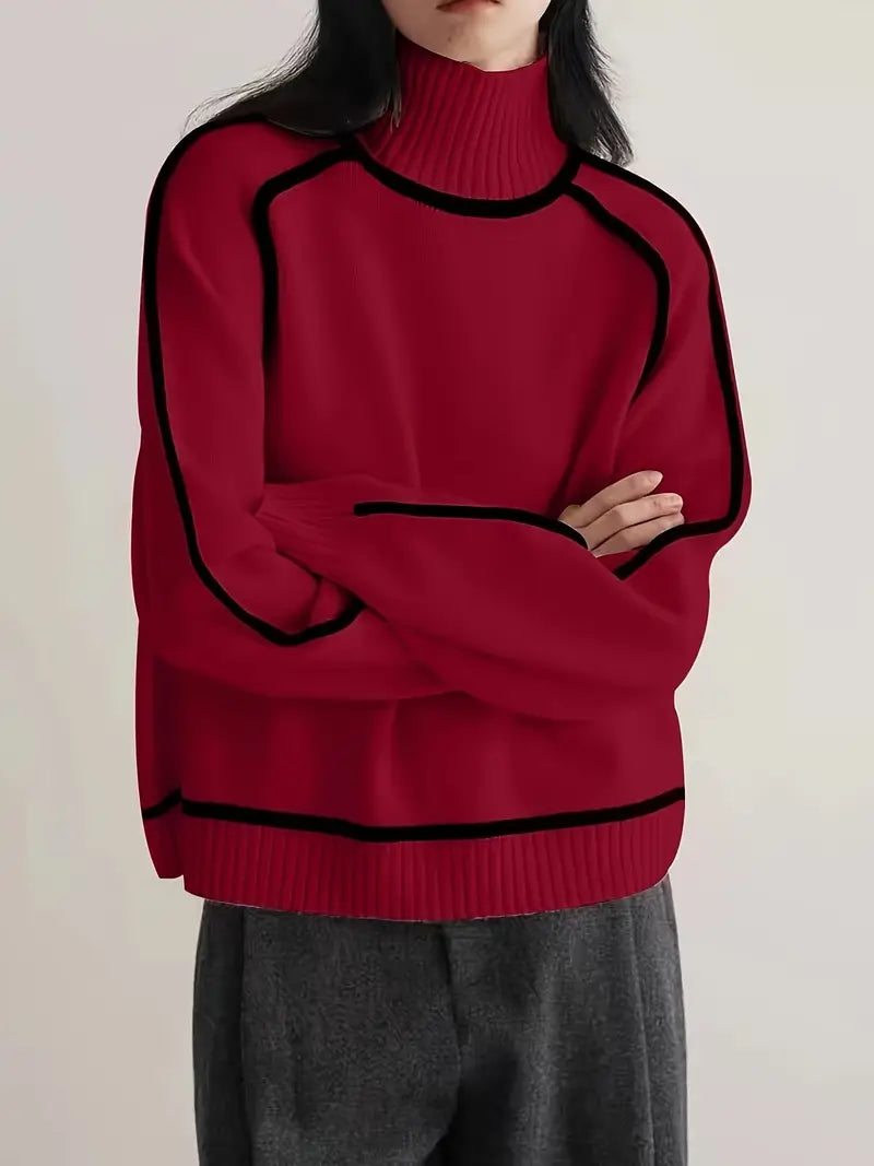 Women’s Turtleneck Sweater | Elegant Design | Soft Knit Comfort
