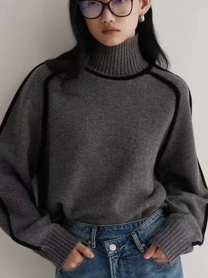 Women’s Turtleneck Sweater | Elegant Design | Soft Knit Comfort