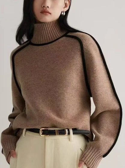 Women’s Turtleneck Sweater | Elegant Design | Soft Knit Comfort