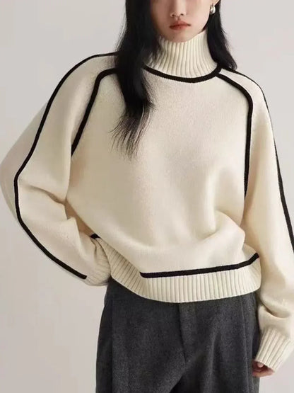 Women’s Turtleneck Sweater | Elegant Design | Soft Knit Comfort