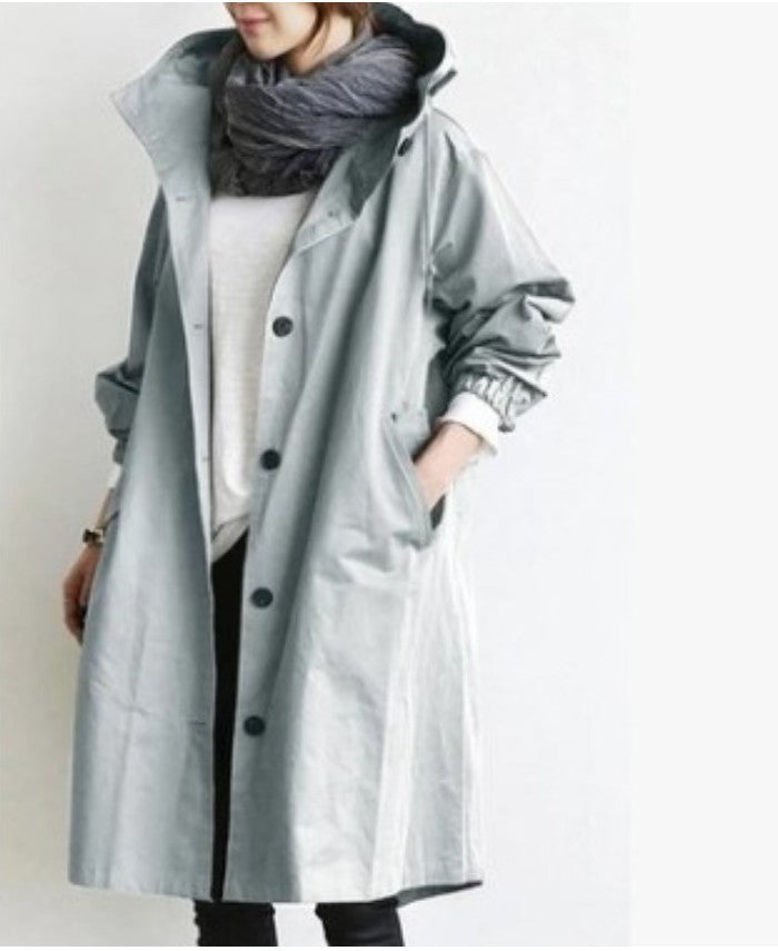 Women's Waterproof Rain Jacket, Lightweight Hooded Windbreaker for Outdoor Activities