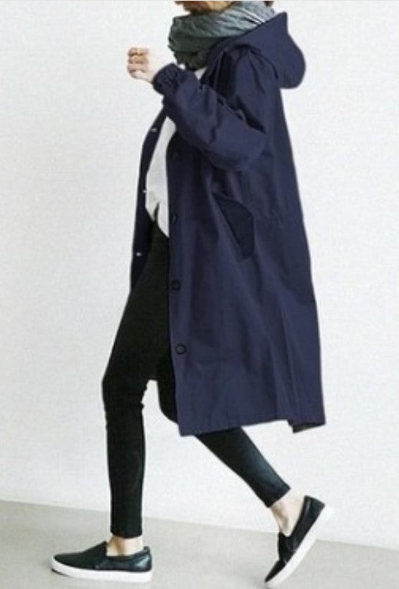 Women's Waterproof Rain Jacket, Lightweight Hooded Windbreaker for Outdoor Activities