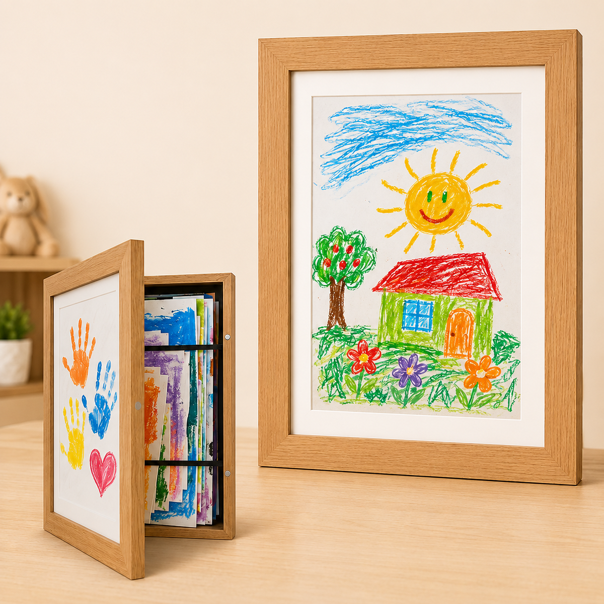 KidFrame™ Cadre d’Art pour Enfants – Conservation Élégante des Chefs-d’œuvre | Déco de Chambre