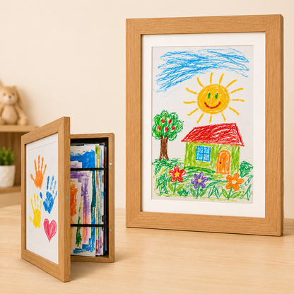 KidFrame™ Cadre d’Art pour Enfants – Conservation Élégante des Chefs-d’œuvre | Déco de Chambre