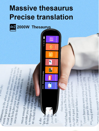 Smart Translation Pen | 112 Languages | Voice, Text & Photo Translator with 3.5-Inch Touchscreen
