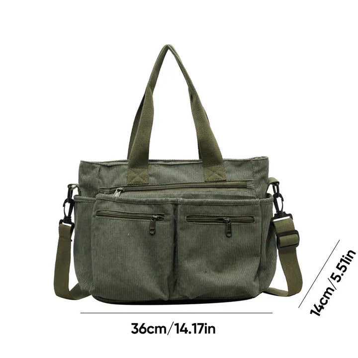Sophie Dual-Zip Bag – Stylish and Functional Compact Handbag