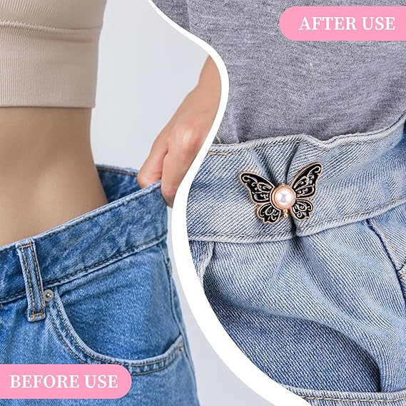 GlimmerWing – Stylish Detachable Butterfly Clips Set