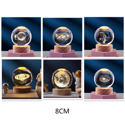 GleamSphere – Elegant 3D Night Lamp