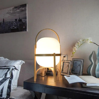 NatureLuxe - Wooden Light Table Lamp