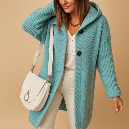 Comfortable open-front women’s cardigan with a timeless fit | Lina