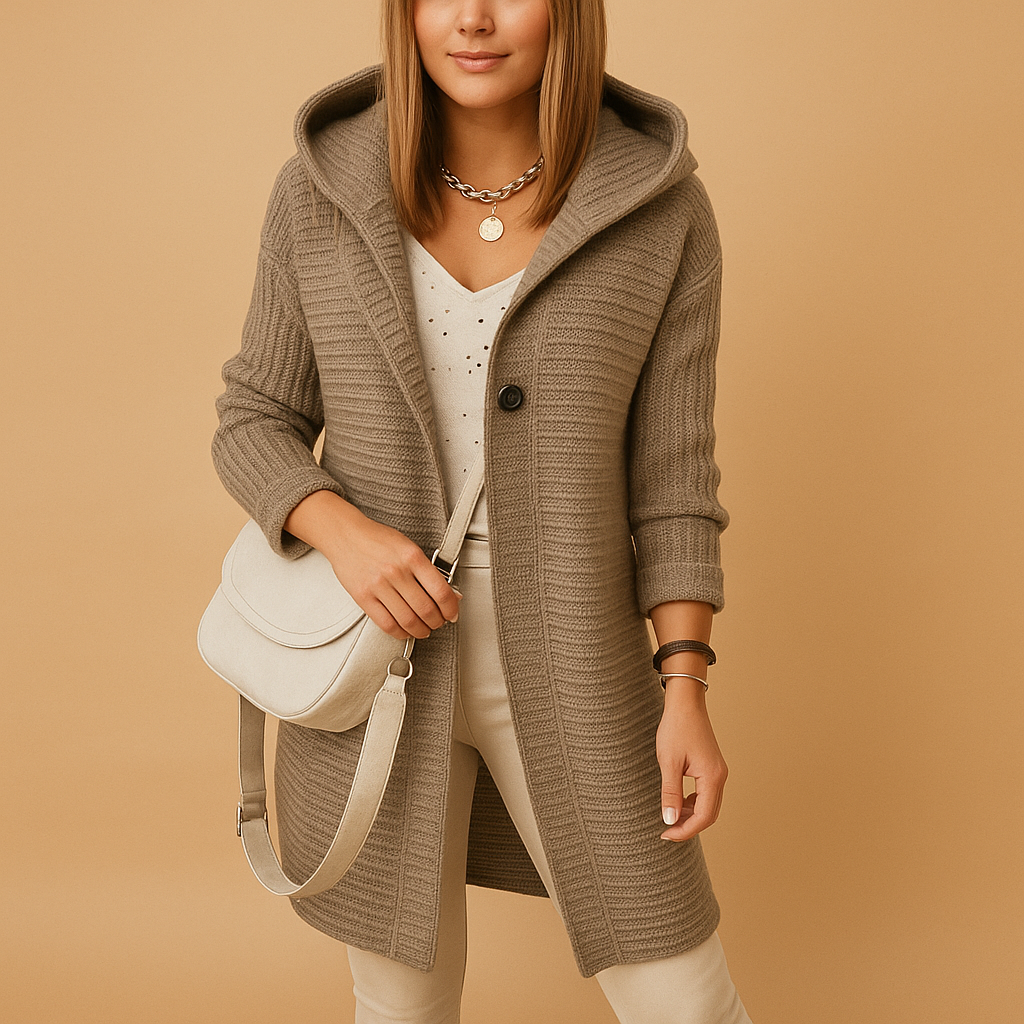 Comfortable open-front women’s cardigan with a timeless fit | Lina
