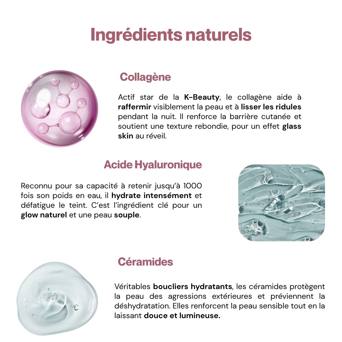 LumiColl™ Masque de Nuit au Collagène | Réveillez-vous Avec une Peau Lisse et Repulpée