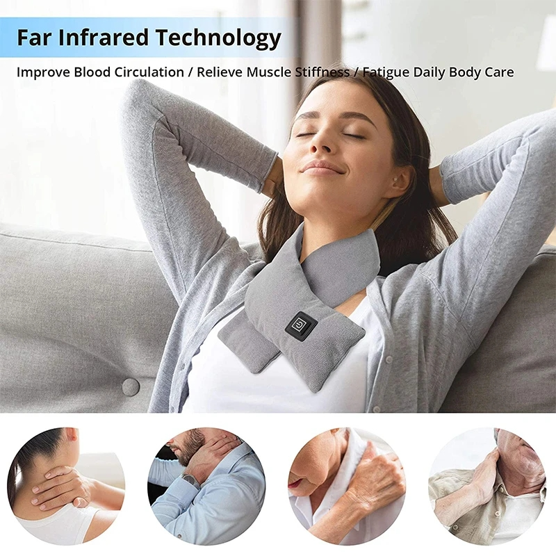 【🎅EARLY CHRISTMAS SALE🎅】Wireless Heated Scarf