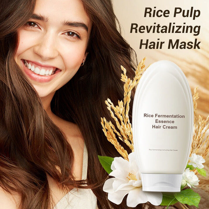 Rice Essence Hair Treatment | Fermented Formula | Deep Repair & Shine Boost Cream