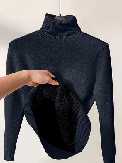 ZÖE - Soft Turtle Neck Pullover Sweater