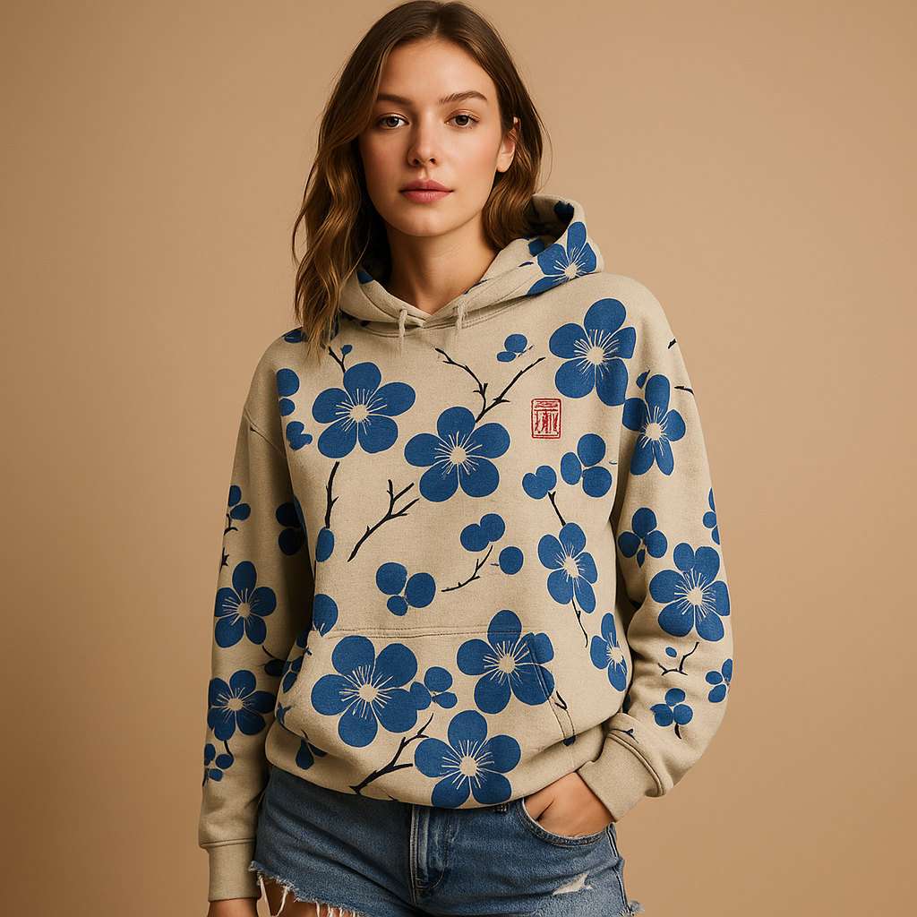 Floral hoodie sweatshirt for women | Lianne