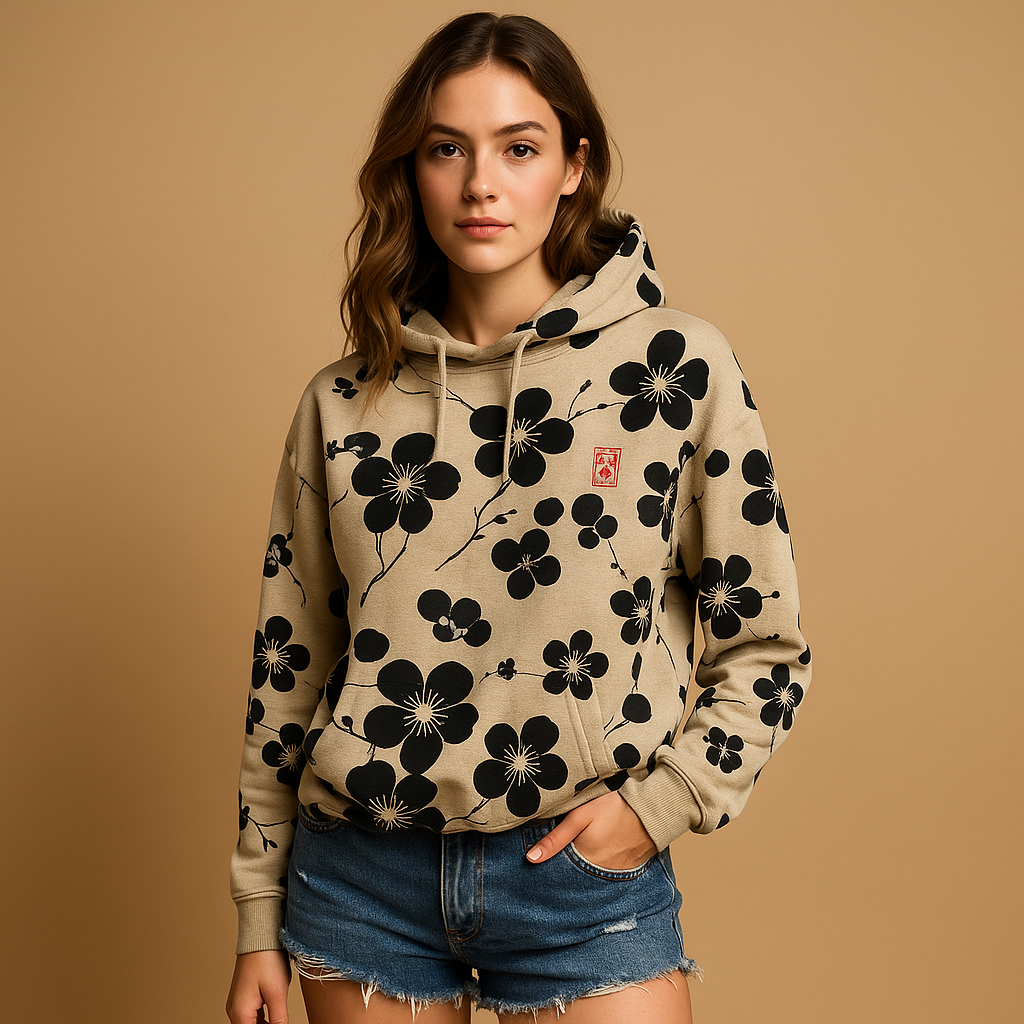 Floral hoodie sweatshirt for women | Lianne