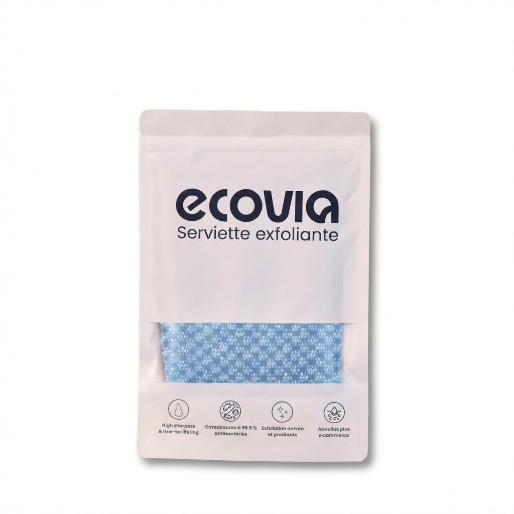 BambooGlow™ Serviette de Douche Exfoliante | Peau Douce & Éclatante