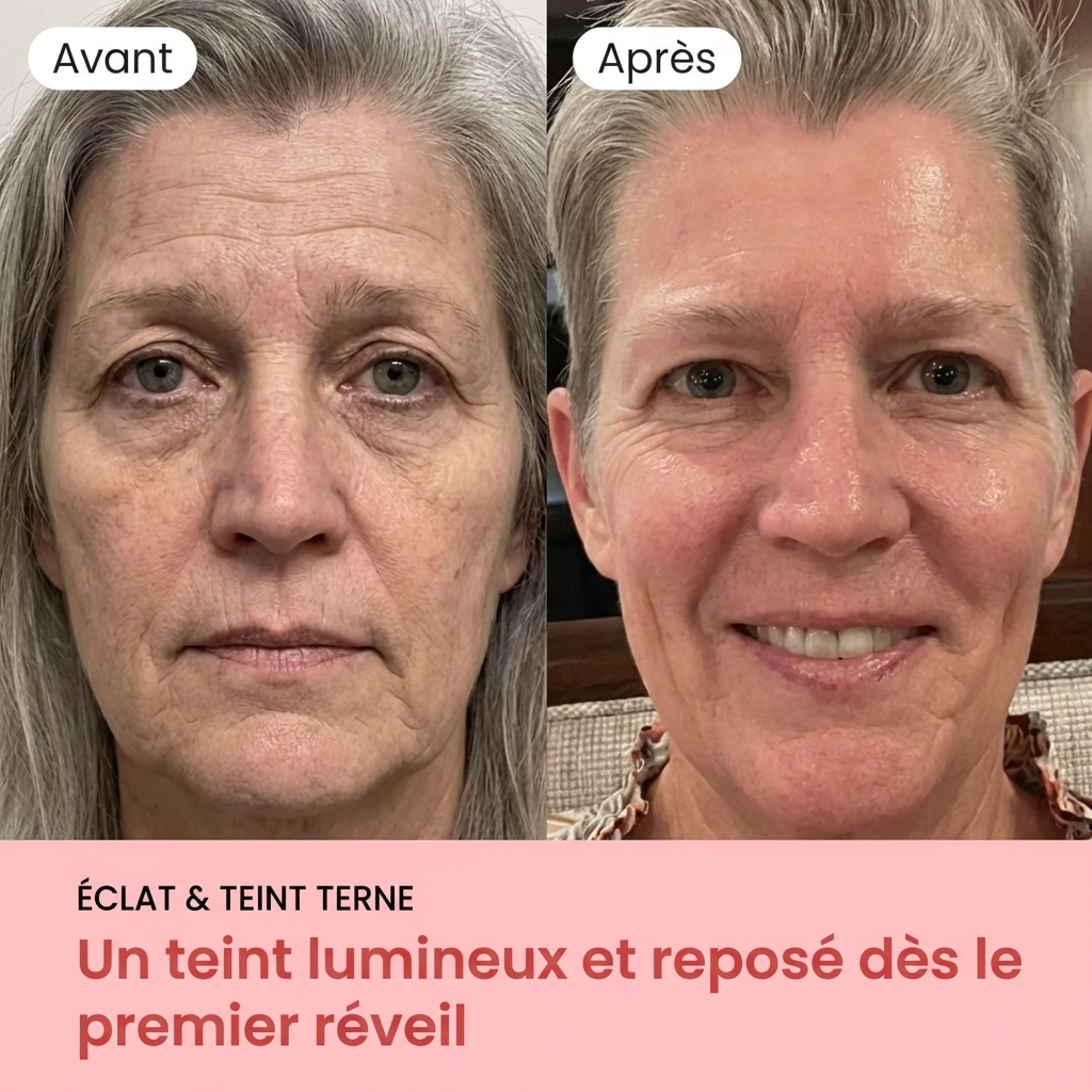 LumiColl™ Masque de Nuit au Collagène | Réveillez-vous Avec une Peau Lisse et Repulpée