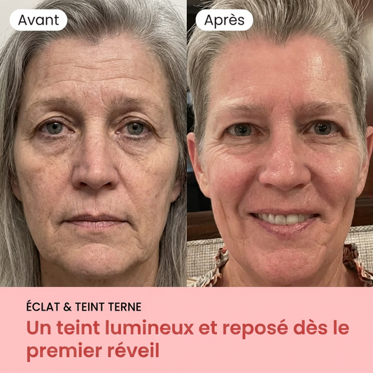 LumiColl™ Masque de Nuit au Collagène | Réveillez-vous Avec une Peau Lisse et Repulpée