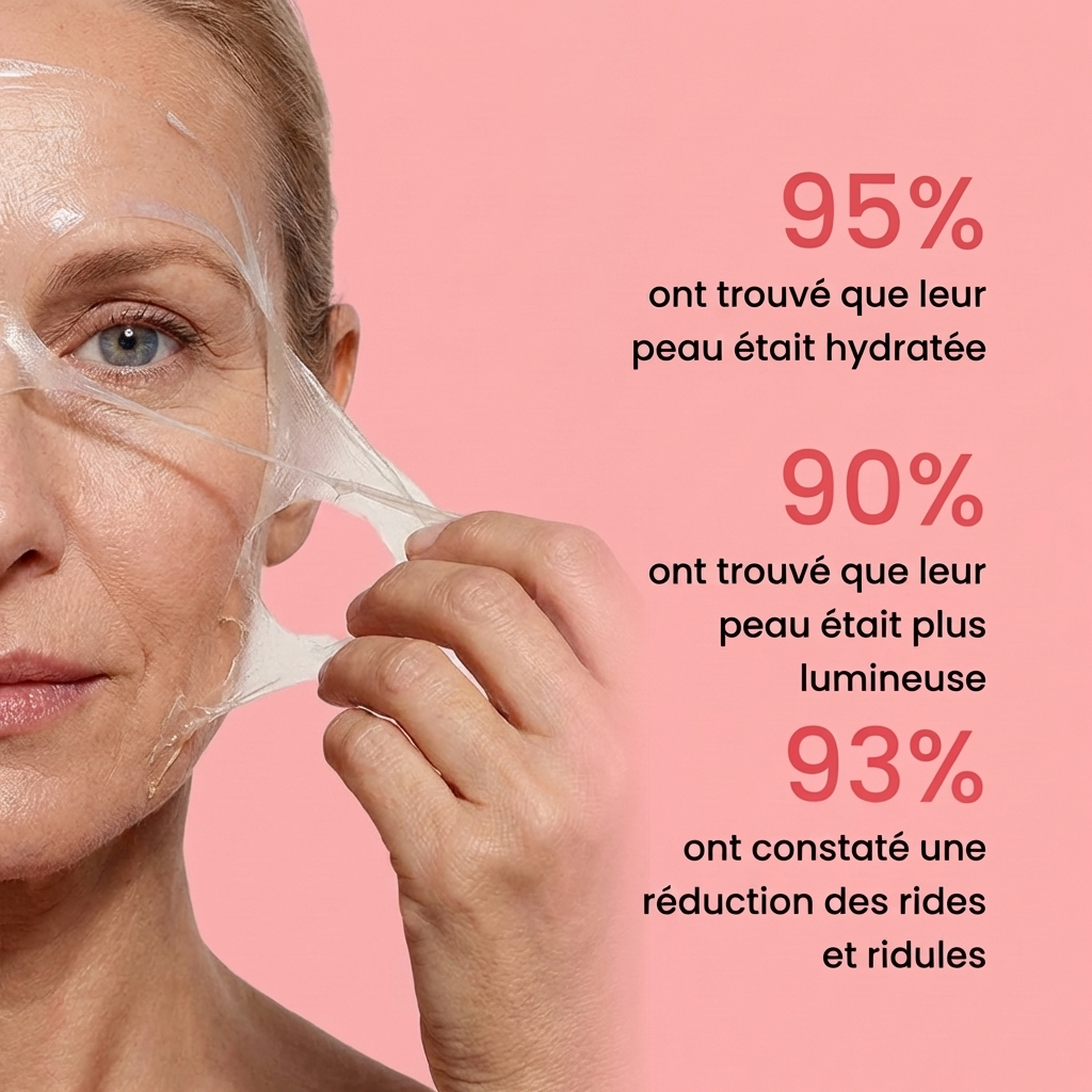 LumiColl™ Masque de Nuit au Collagène | Réveillez-vous Avec une Peau Lisse et Repulpée