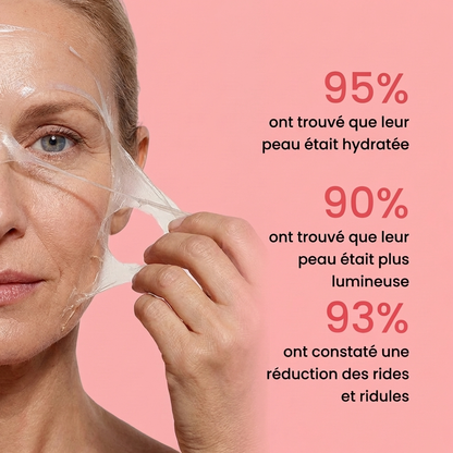 LumiColl™ Masque de Nuit au Collagène | Réveillez-vous Avec une Peau Lisse et Repulpée
