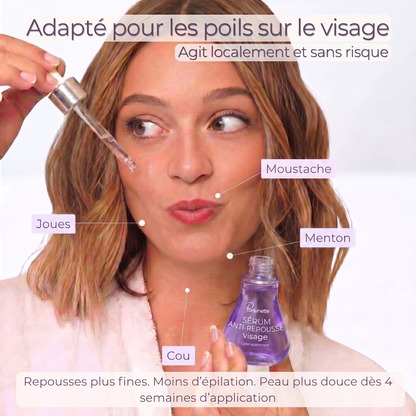 SÉRUM ANTI REPOUSSE POILS spécial visage