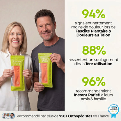 OrthoStep™ Semelles Orthopédiques de Soulagement