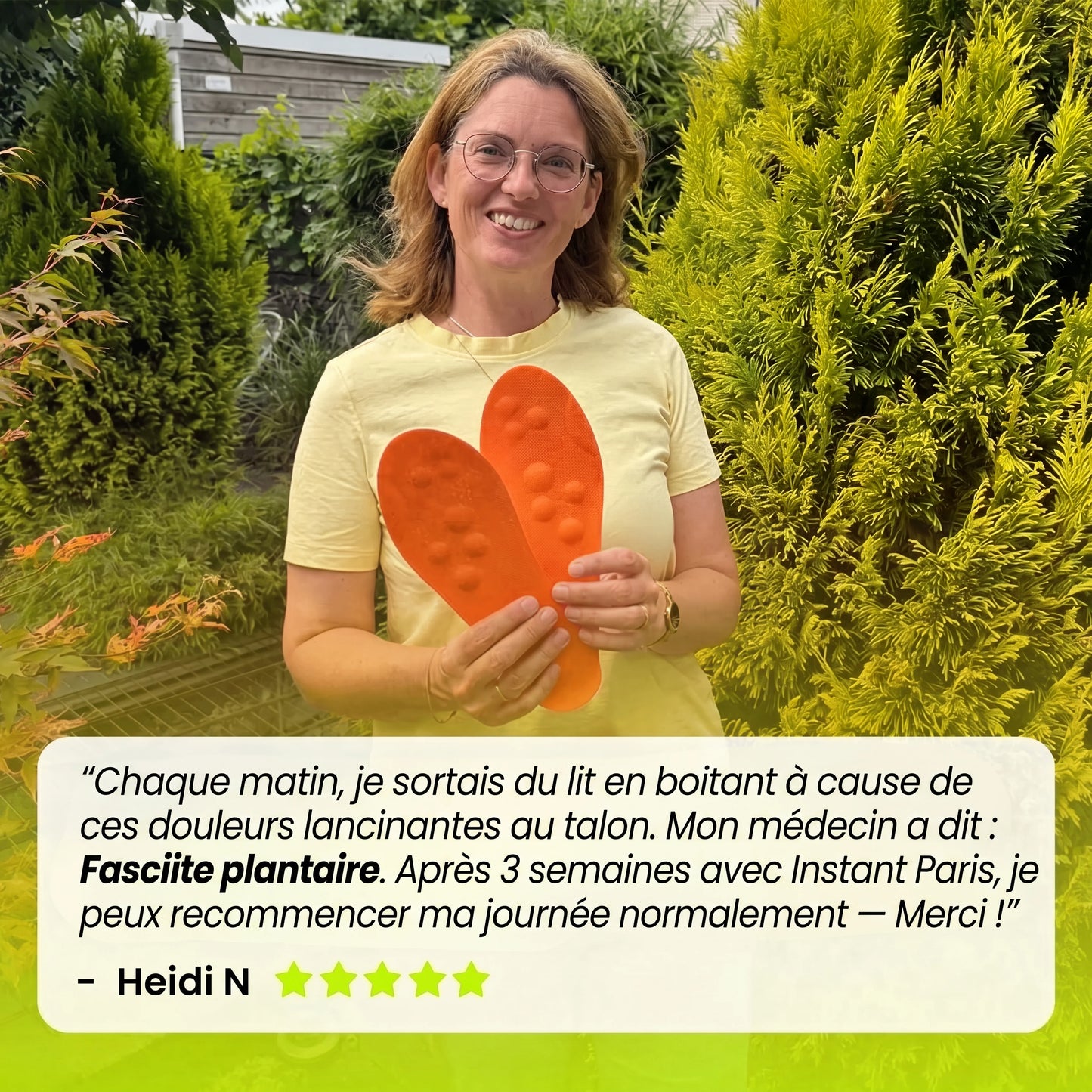 OrthoStep™ Semelles Orthopédiques de Soulagement