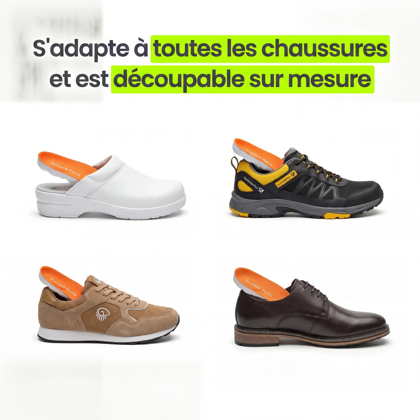 OrthoStep™ Semelles Orthopédiques de Soulagement