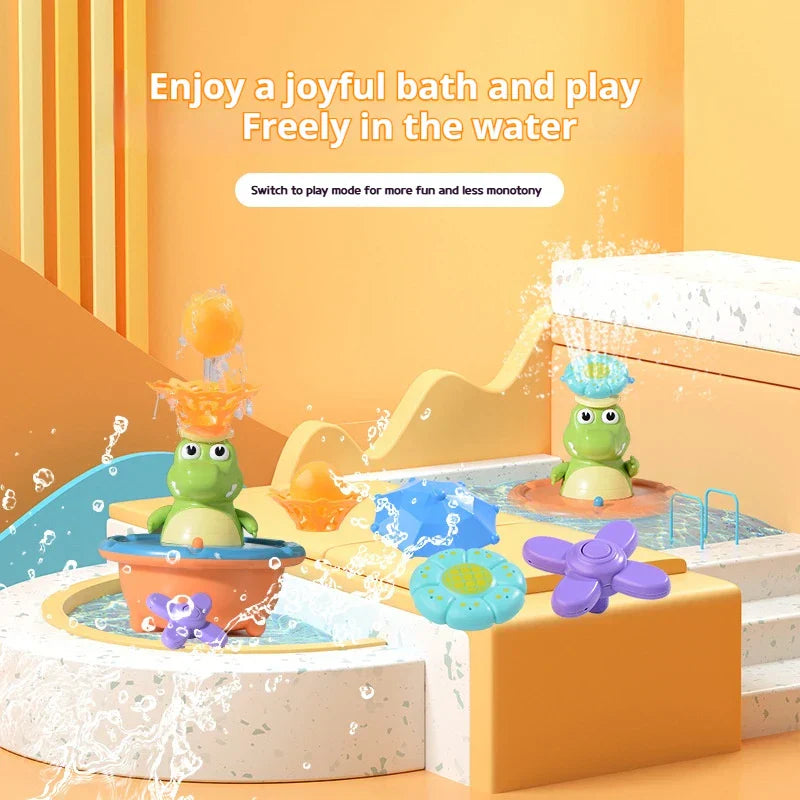 Light Up Crocodile Bath Toy – Interactif et jeux d'eau – Jouets de bain « Fontaine Crocodile »