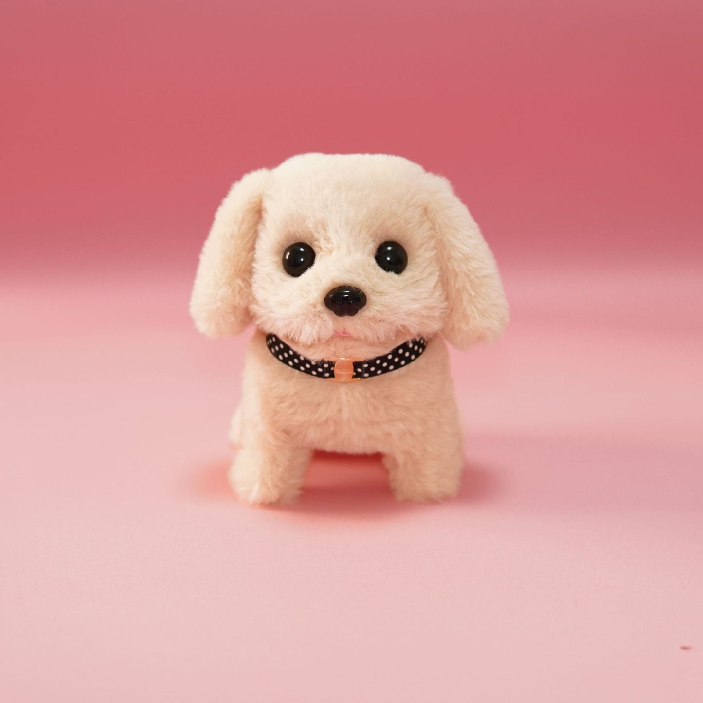 Interactive Puppy Toy - Voice and Touch Responsive with Realistic Movements, Soft Synthetic Leather, Low-Noise