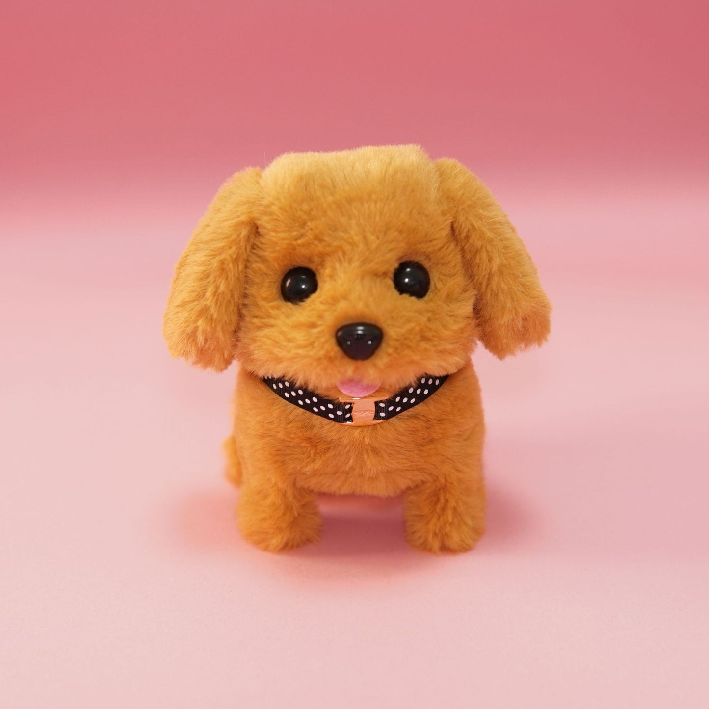 Interactive Puppy Toy - Voice and Touch Responsive with Realistic Movements, Soft Synthetic Leather, Low-Noise