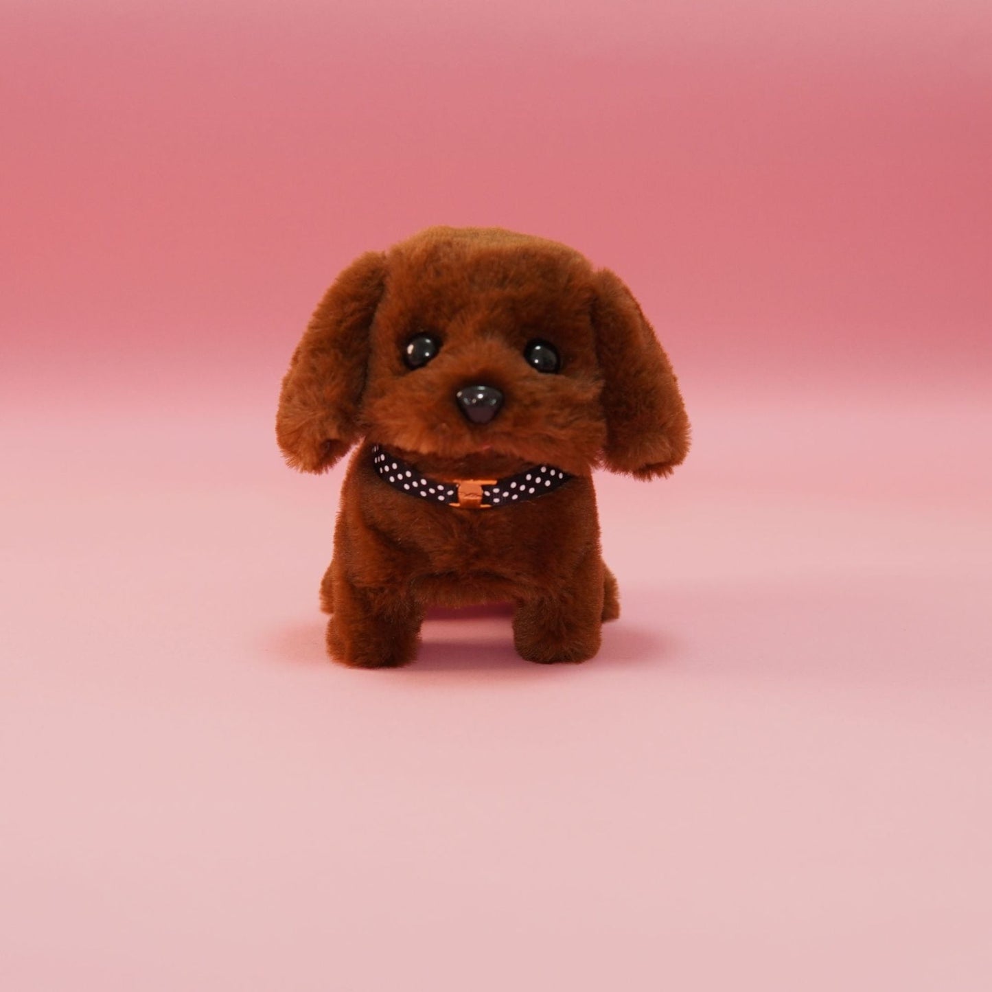 Interactive Puppy Toy - Voice and Touch Responsive with Realistic Movements, Soft Synthetic Leather, Low-Noise