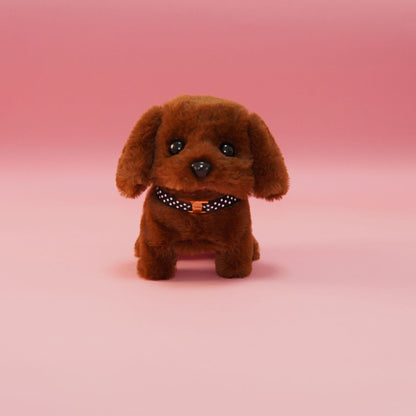 Interactive Puppy Toy - Voice and Touch Responsive with Realistic Movements, Soft Synthetic Leather, Low-Noise