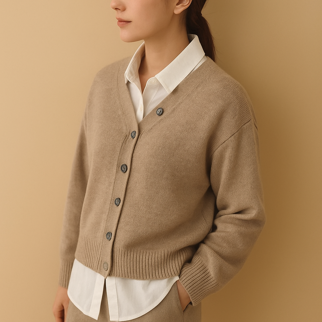 Cashmere wrap cardigan for women | Manou