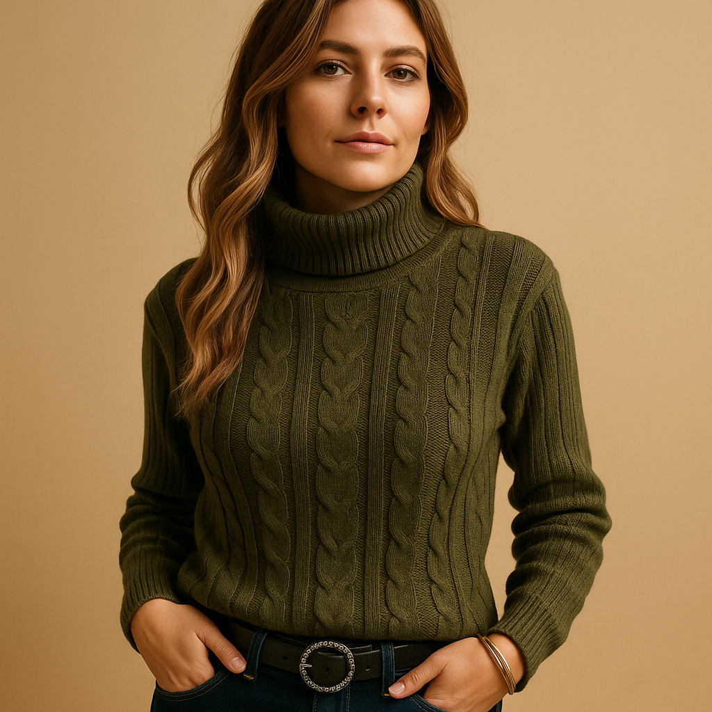 Lightweight turtleneck sweater for women | Lotte