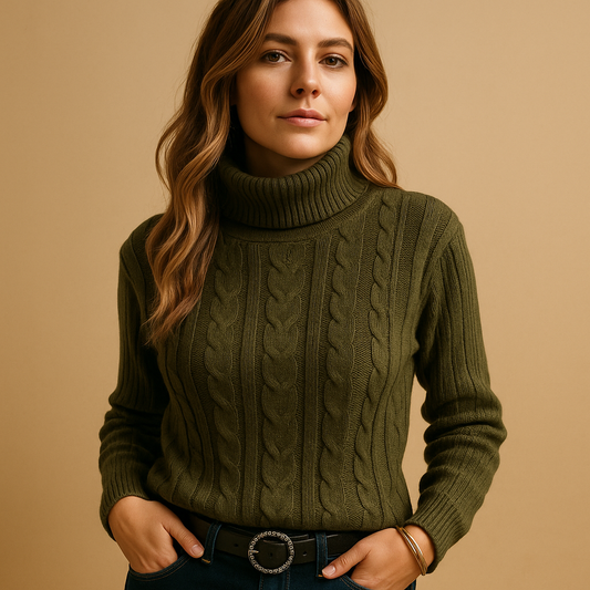 Lightweight turtleneck sweater for women | Lotte